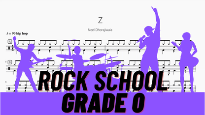 Z【Rock school Lv0】 - 鼓譜 Drumtabs ドラム楽譜